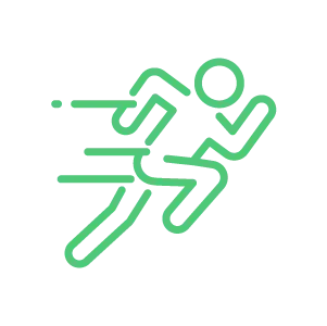 ícone movimento da corrida